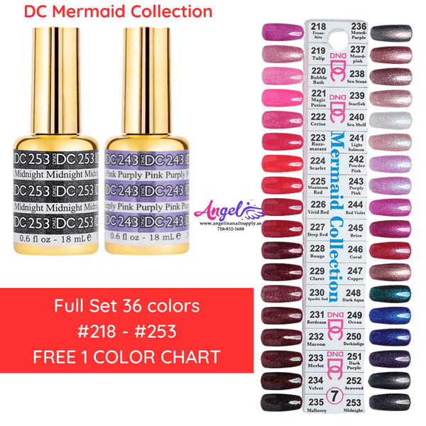 DC7 Collection #7 Mermaid GEL ONLY (36 colors #218 - #253)