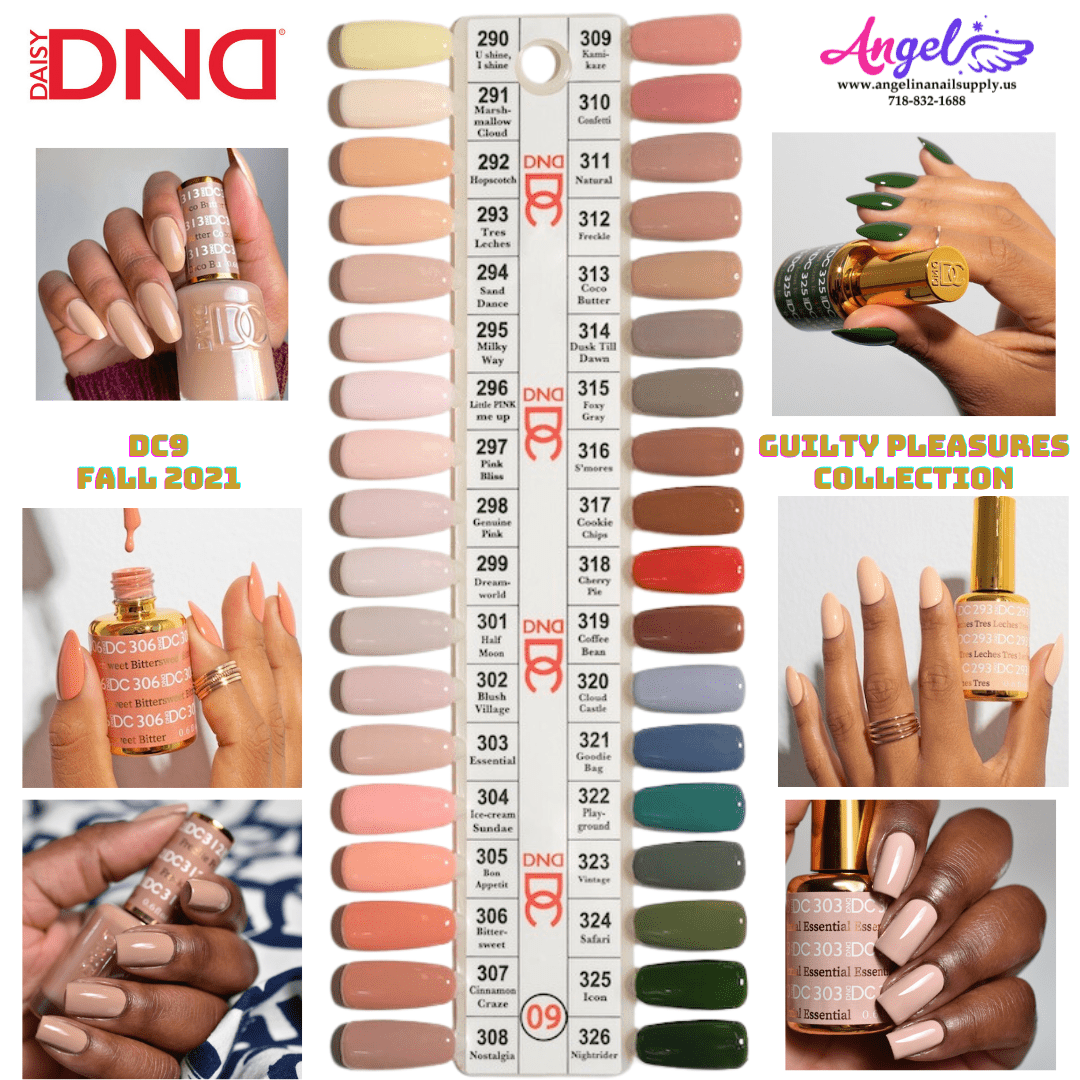 DC9 Fall 2021 Guilty Pleasures Collection #290 - #326 - Angelina Nail Supply NYC