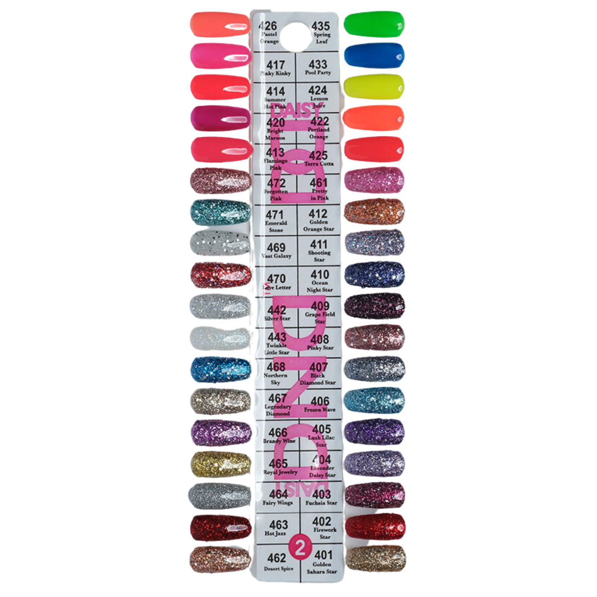 DND2 Collection Full Set #401-#472 - Angelina Nail Supply NYC