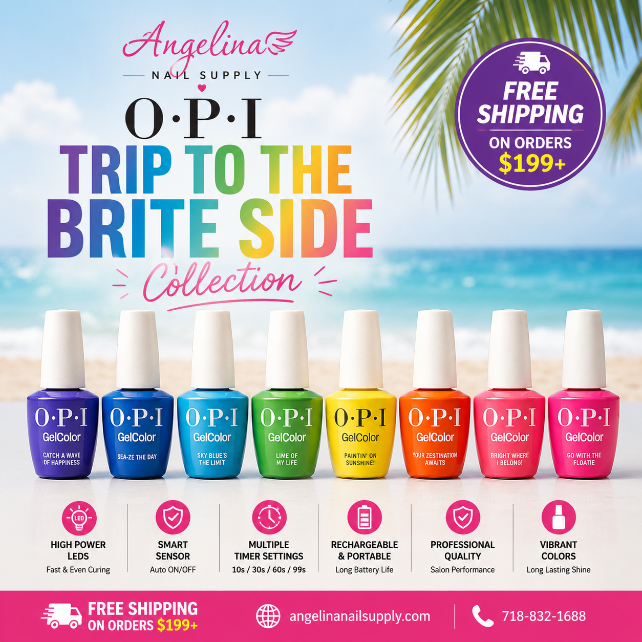 OPI Trip to the Brite Side (Summer 2026) - Angelina Nail Supply NYC