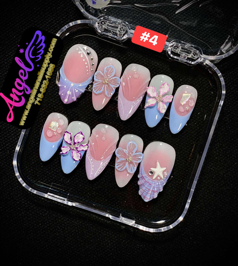 Angelina Handmade Custom Press-On | #001-#029