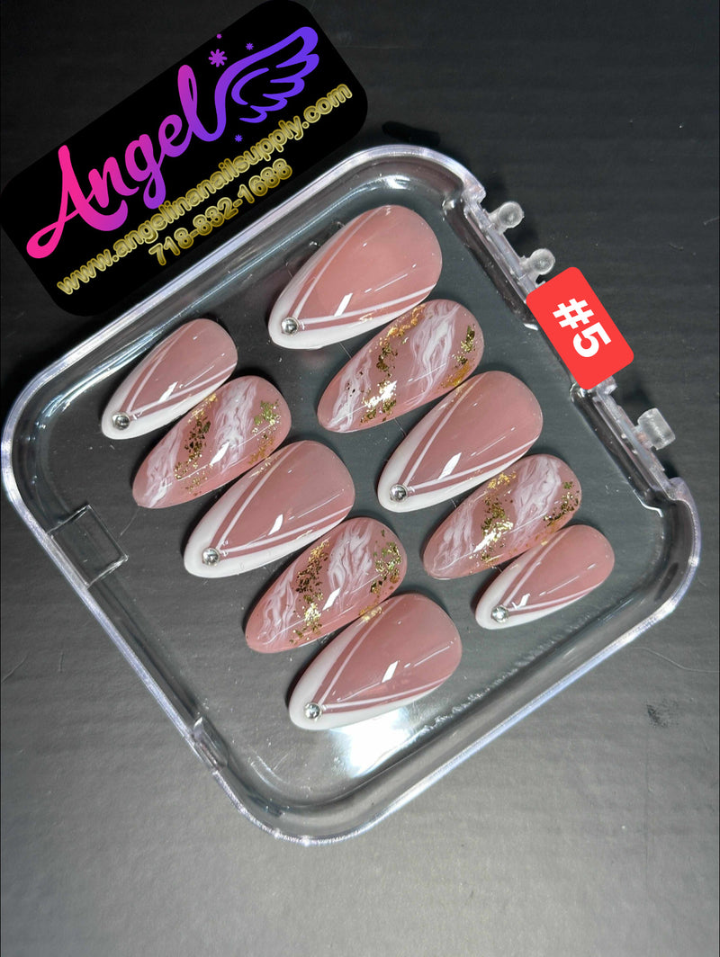 Angelina Handmade Custom Press-On | #001-#029