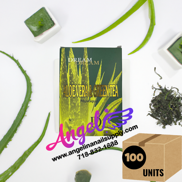 Dream Dream Mystique Spa 4 in 1 Aloe Vera & Green Tea (box/100packs)