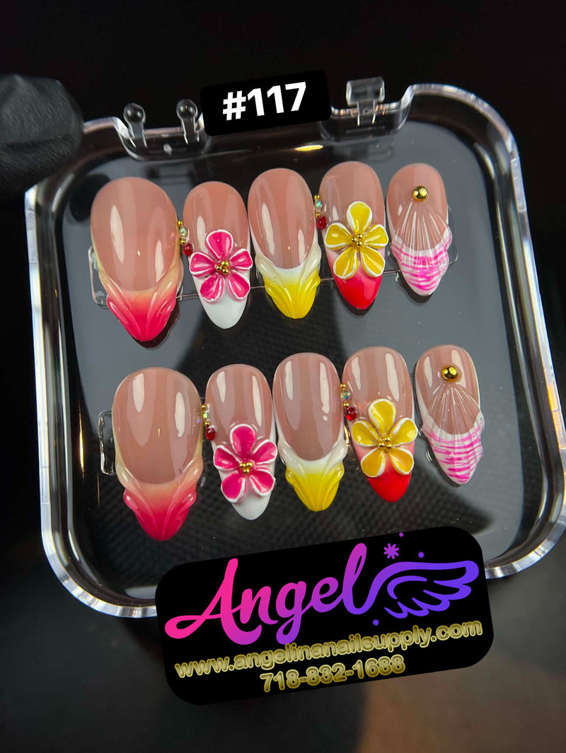 Angelina Handmade Custom Press-On | #090-#119