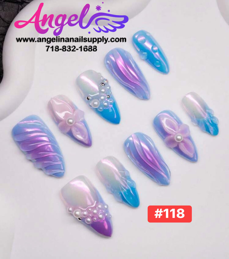 Angelina Handmade Custom Press-On | #090-#119