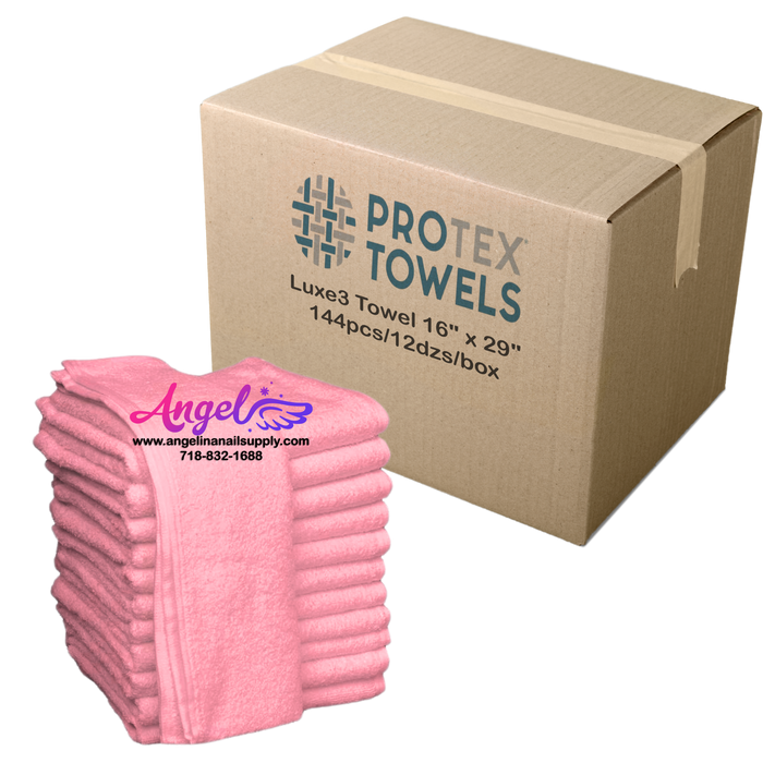 ProTex Luxe3 Towel 16" x 29" - Petal Pink (Box of 144)