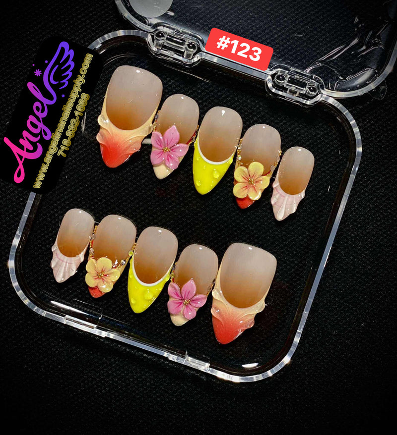 Angelina Handmade Custom Press-On | #120-#149