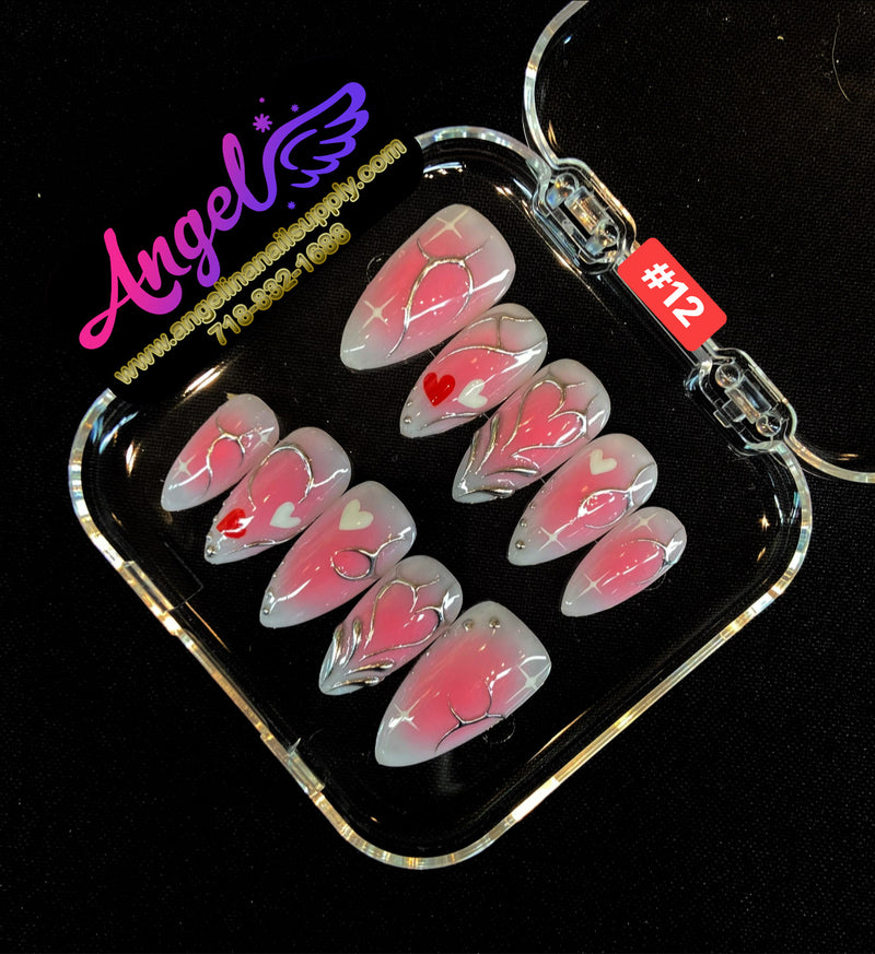 Angelina Handmade Custom Press-On | #001-#029