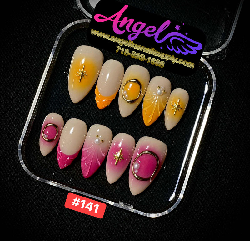 Angelina Handmade Custom Press-On | #120-#149