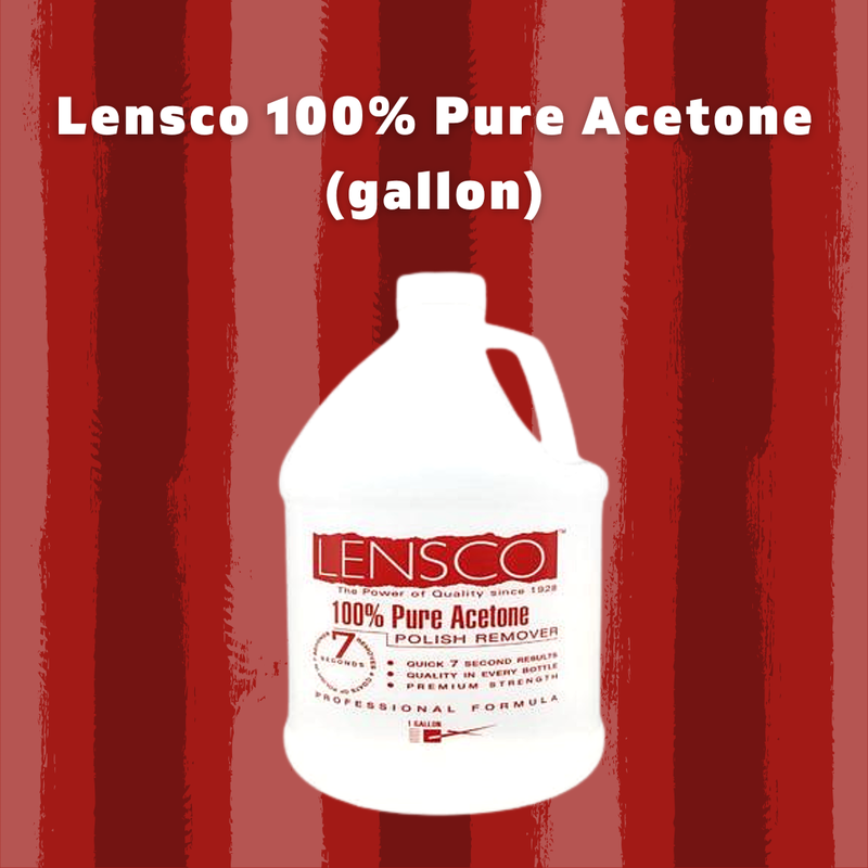 Acetone nguyên chất 100% của Lensco (gallon)