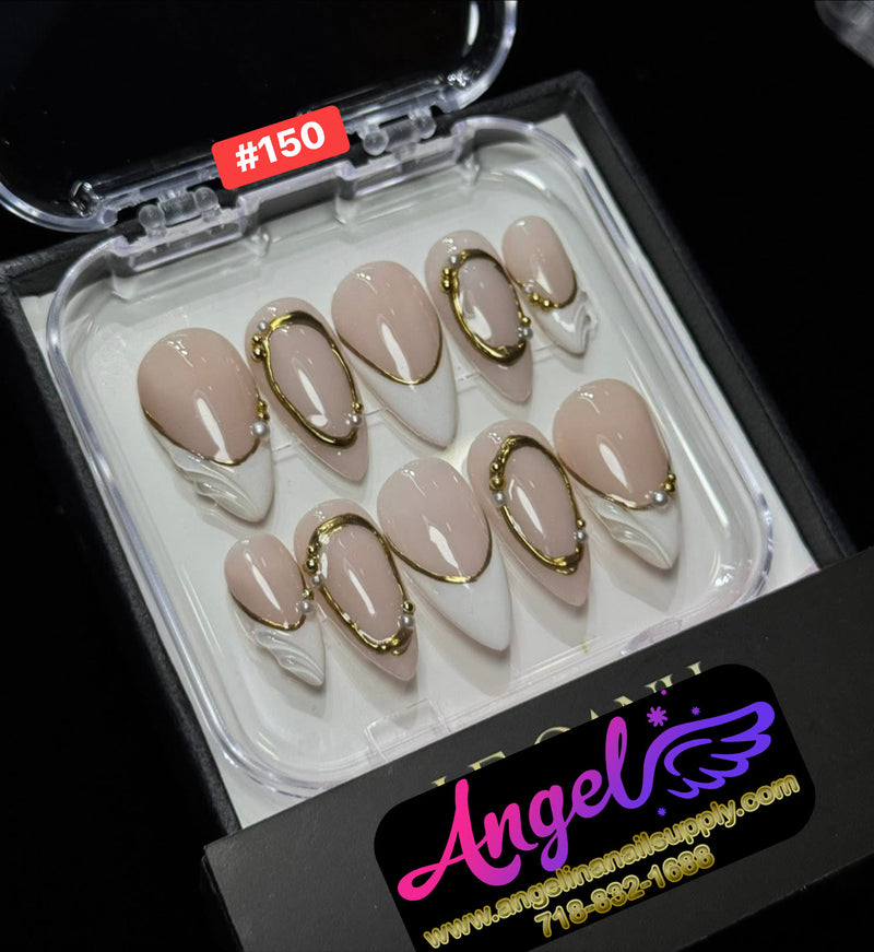 Angelina Handmade Custom Press-On | #150-#179