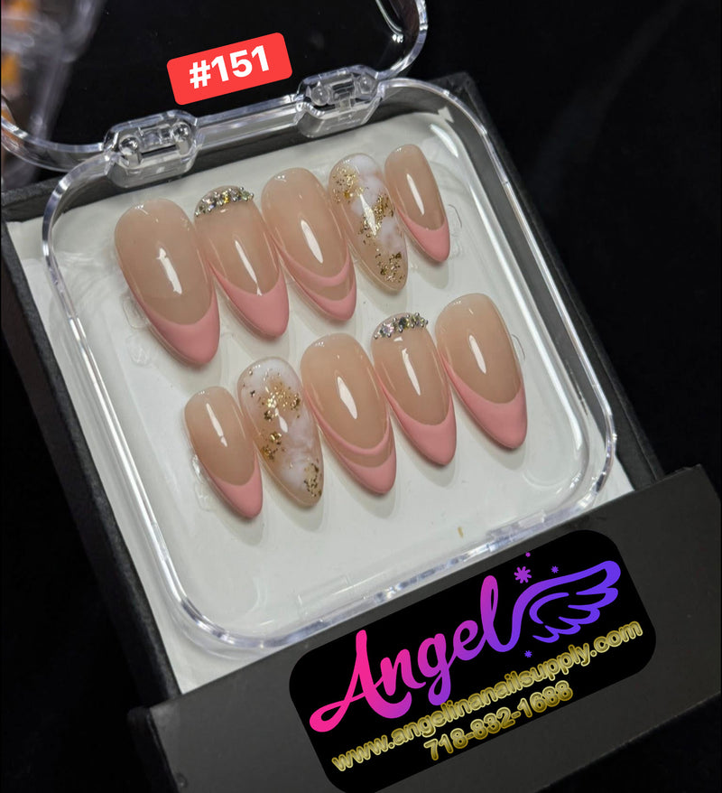 Angelina Handmade Custom Press-On | #150-#179