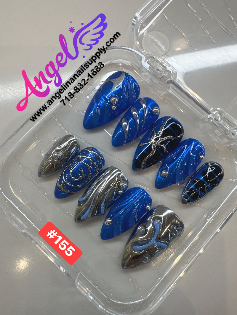 Angelina Handmade Custom Press-On | #150-#179