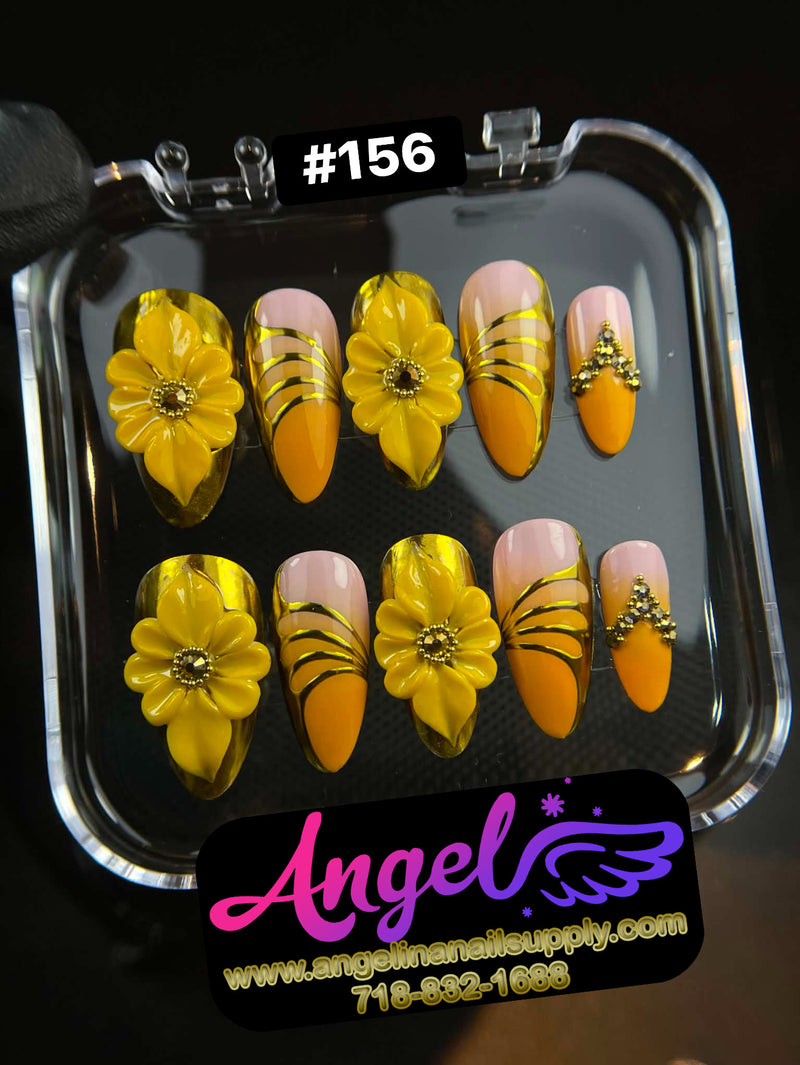 Angelina Handmade Custom Press-On | #150-#179