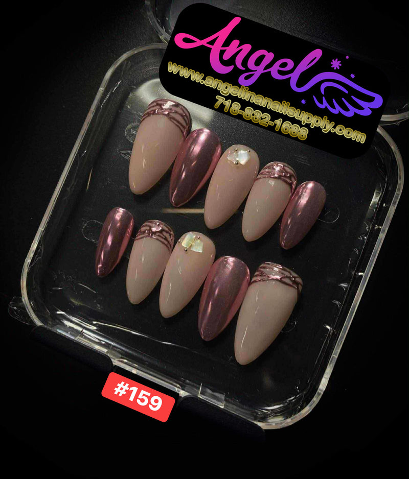 Angelina Handmade Custom Press-On | #150-#179