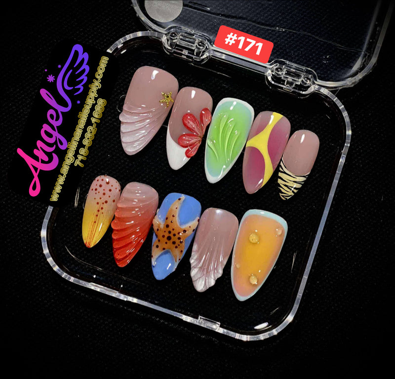 Angelina Handmade Custom Press-On | #150-#179