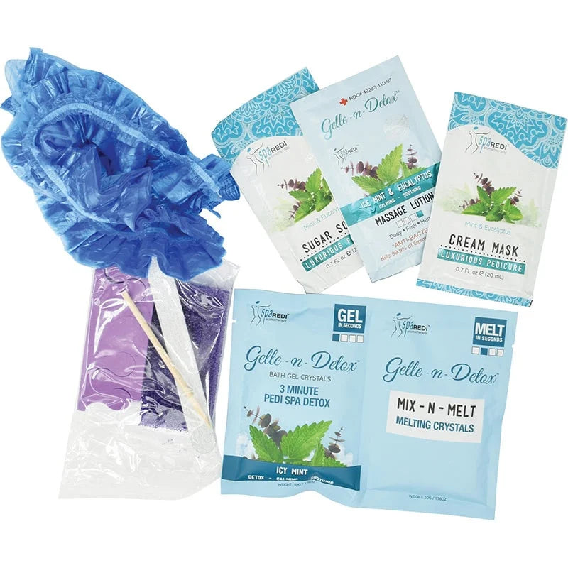 Gelle-n-Detox 10-in-1 pedicure kit