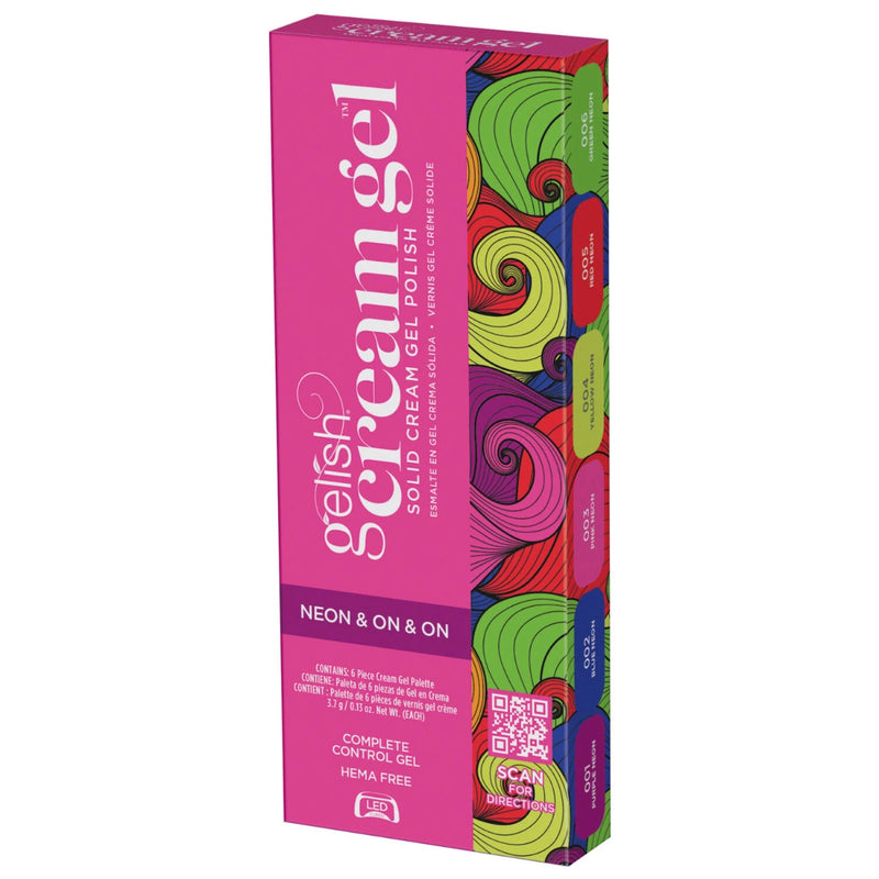 Gelish Cream Gel - Neon &amp; On &amp; On #1 - #6