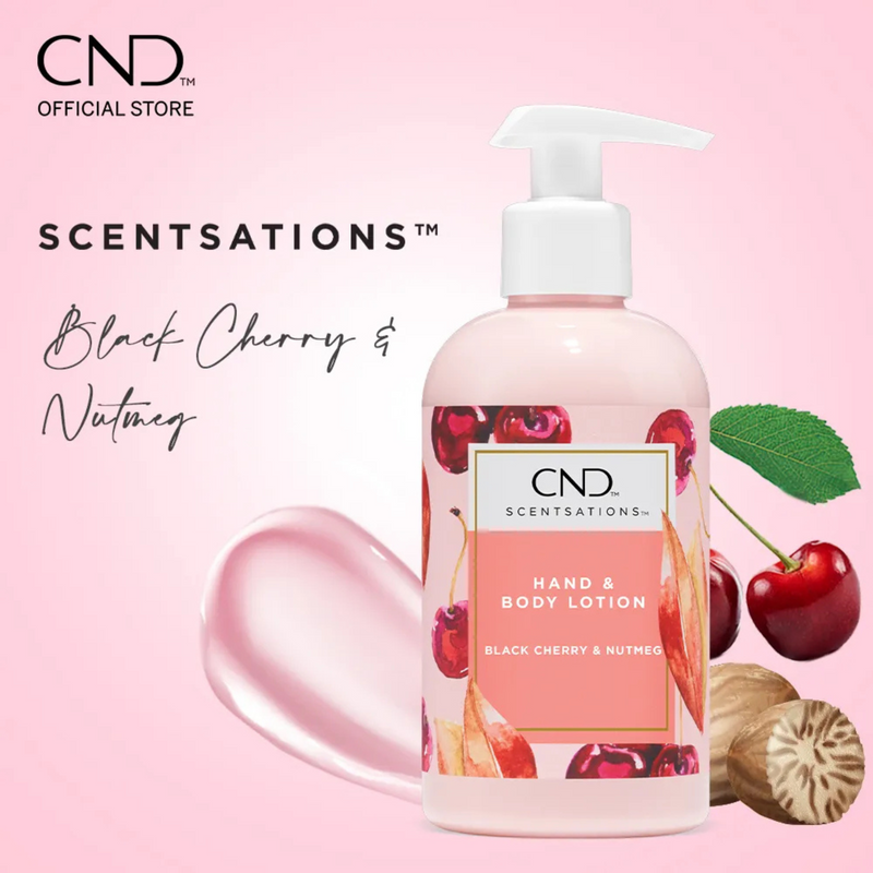Sữa dưỡng thể CND Scentsations - Anh đào đen &amp; Nhục đậu khấu 