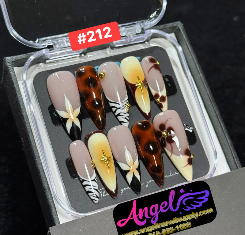 Angelina Handmade Custom Press-On | #210-#239