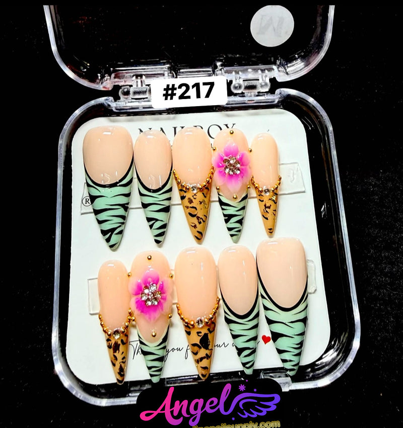Angelina Handmade Custom Press-On | #210-#239