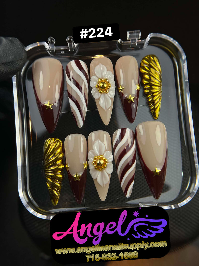Angelina Handmade Custom Press-On | #210-#239