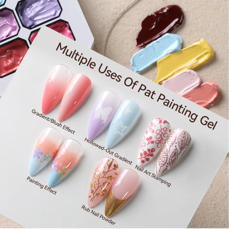 Cream Painting Gel Palette