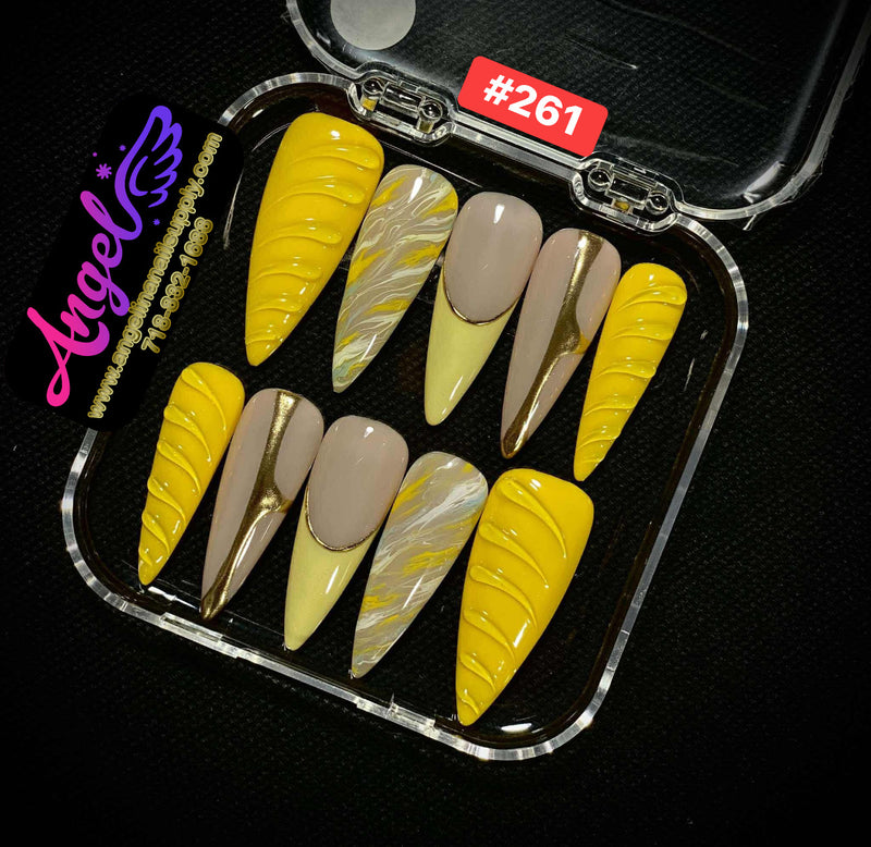 Angelina Handmade Custom Press-On | #240-#269