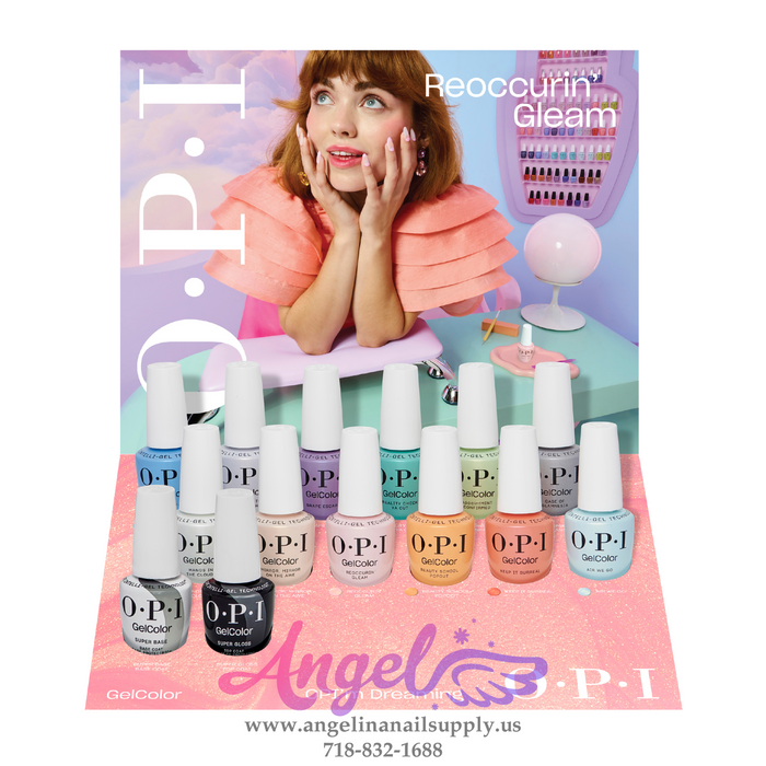 OPI Gel Color - OPI'm Dreaming Collection 12 Colors & 1 Base Gel 1 Top Gel| Spring 2025