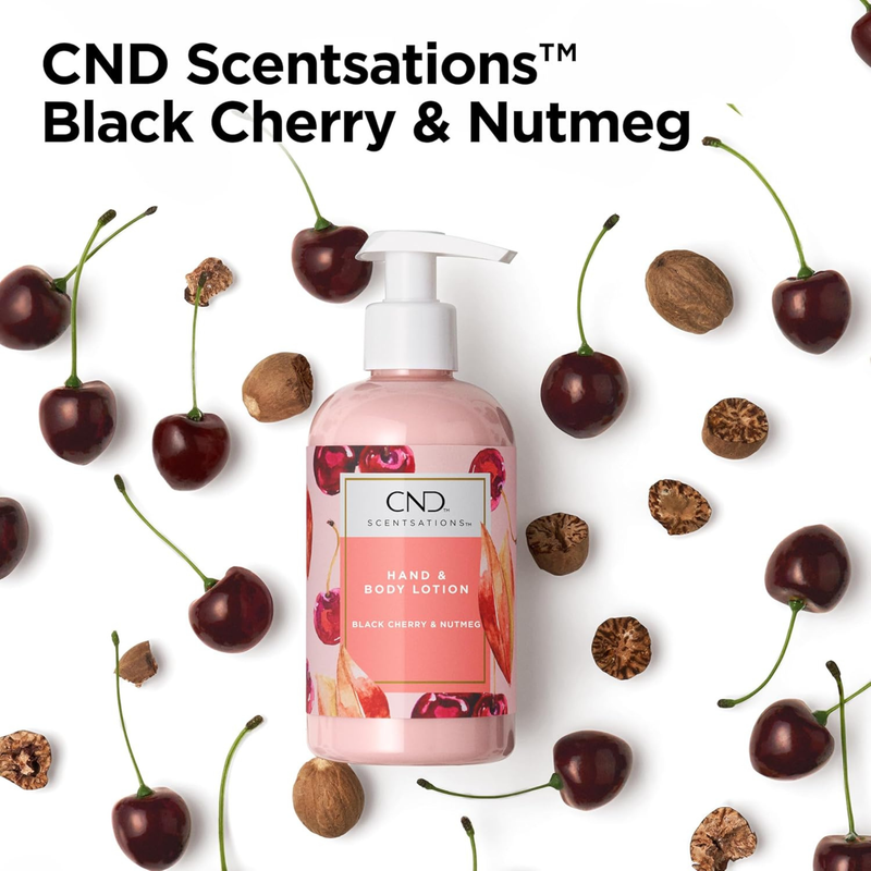 Sữa dưỡng thể CND Scentsations - Anh đào đen &amp; Nhục đậu khấu 