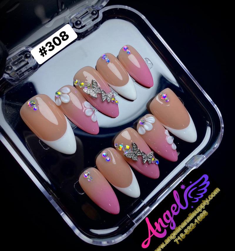 Angelina Handmade Custom Press-On | #300-#329