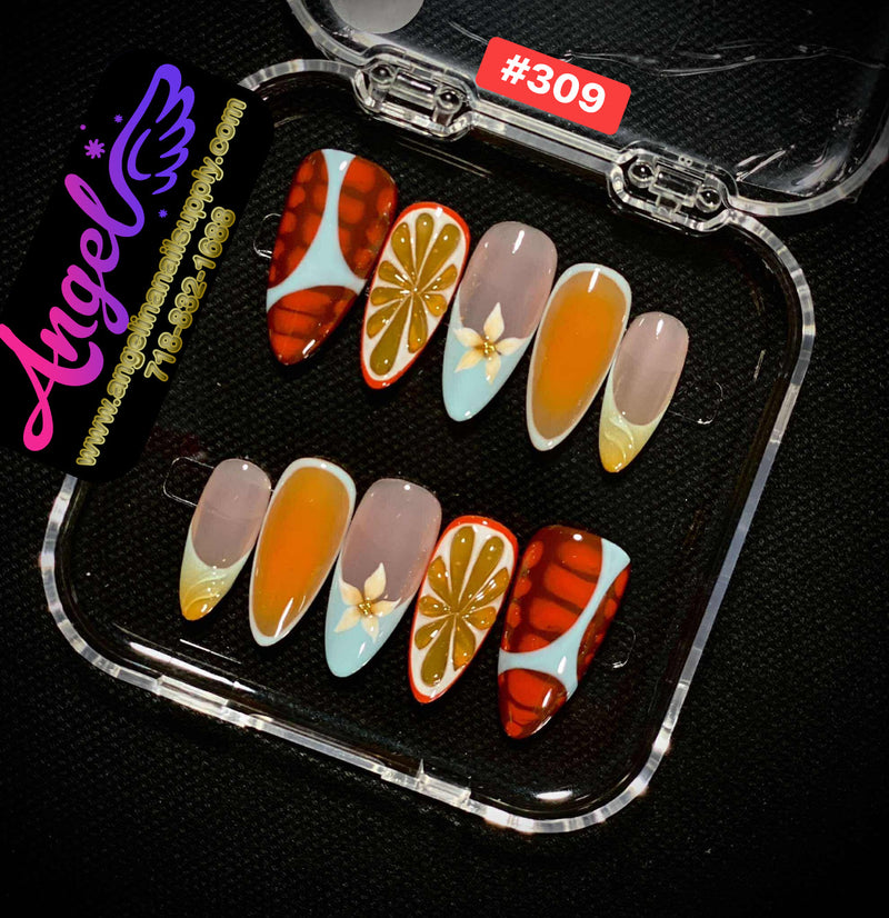 Angelina Handmade Custom Press-On | #300-#339