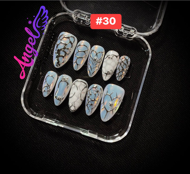 Angelina Handmade Custom Press-On | #030-#059