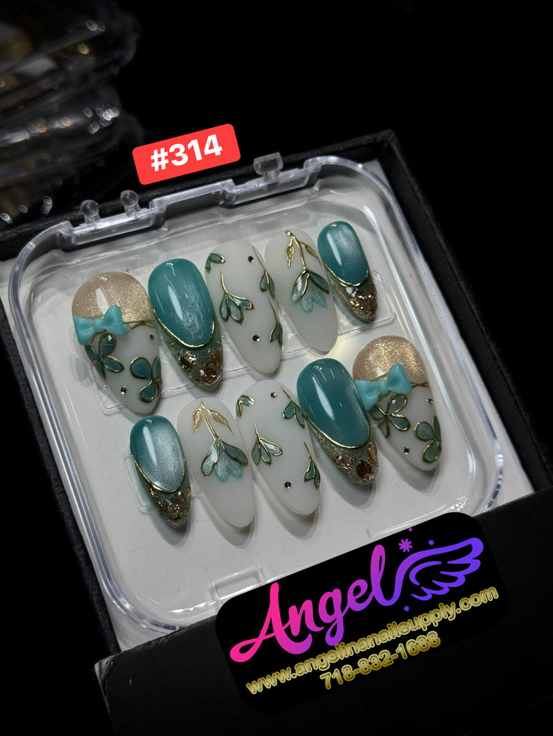 Angelina Handmade Custom Press-On | #300-#339