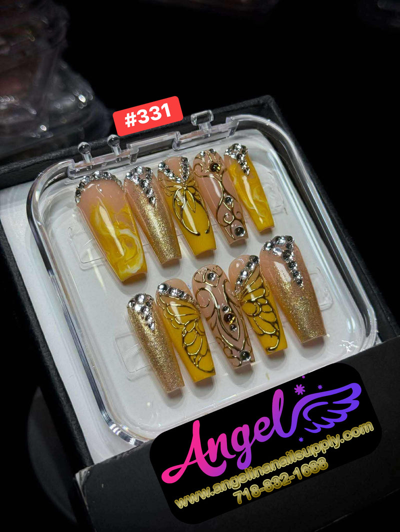 Angelina Handmade Custom Press-On | #330-#359