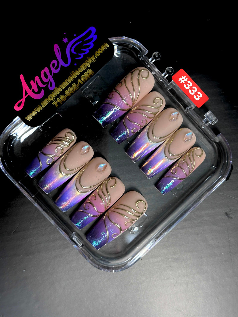 Angelina Handmade Custom Press-On | #330-#359