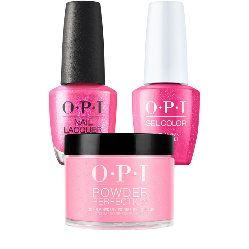 OPI 3in1 combo DP-GC-NL S009 SPRING BREAK THE INTERNET