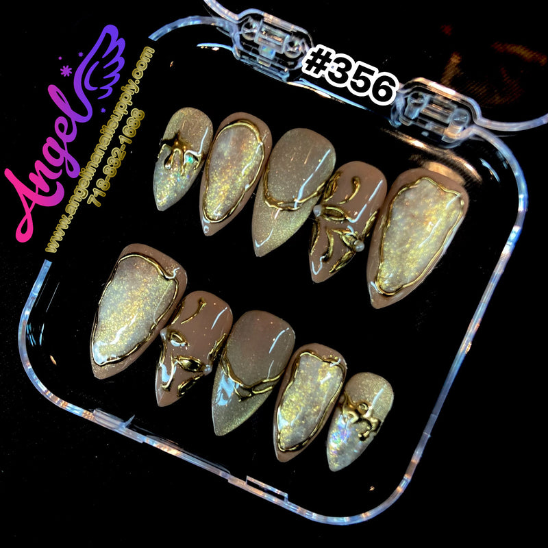 Angelina Handmade Custom Press-On | #330-#359