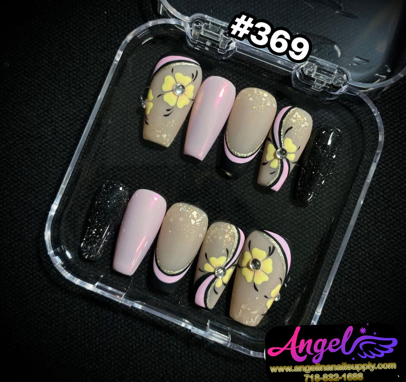 Angelina Handmade Custom Press-On | #360-#389