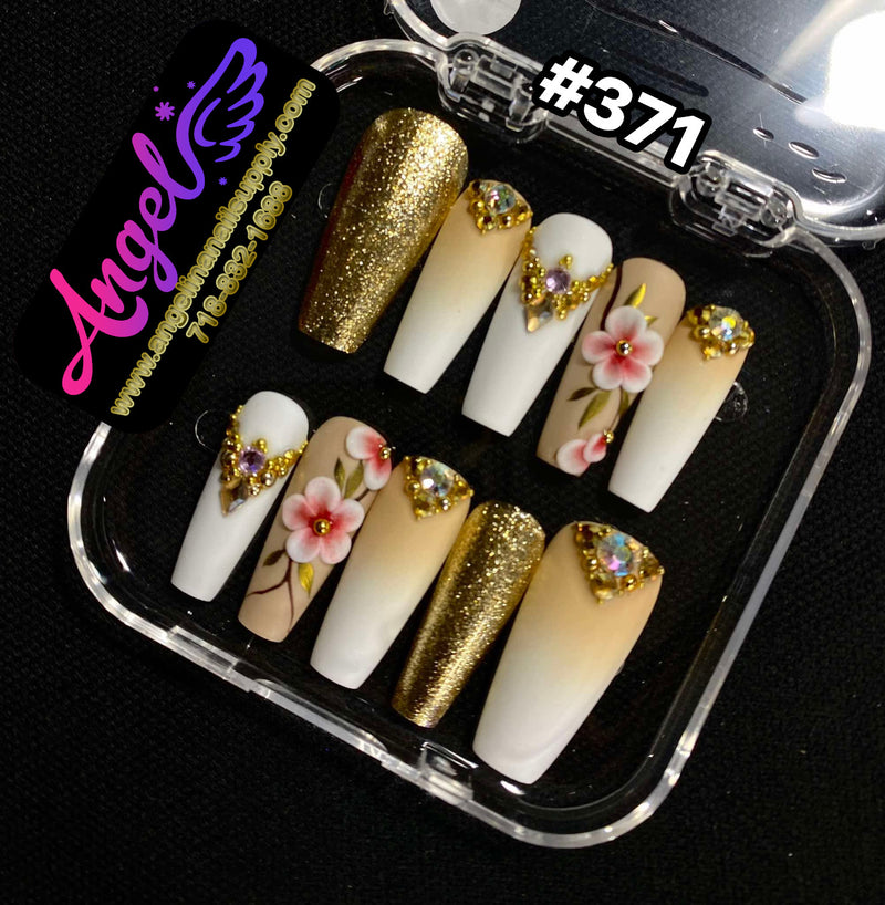 Angelina Handmade Custom Press-On | #360-#389