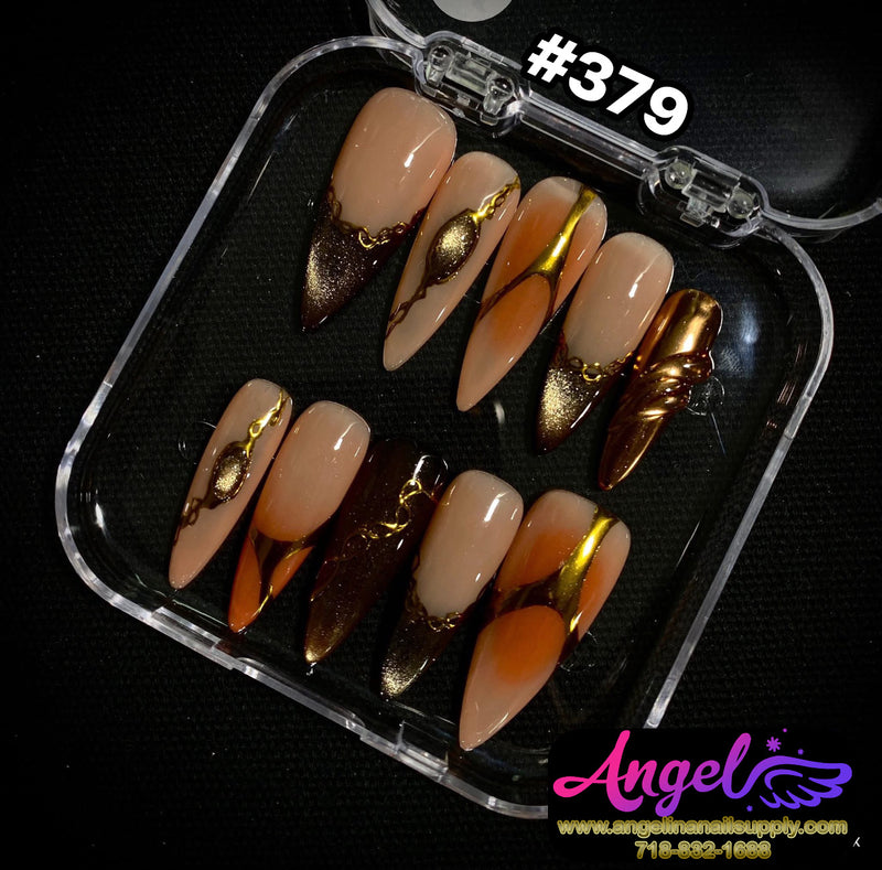 Angelina Handmade Custom Press-On | #360-#389