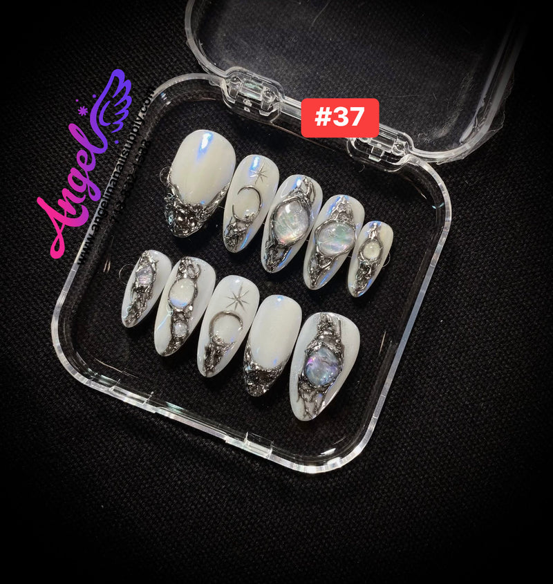 Angelina Handmade Custom Press-On | #030-#059