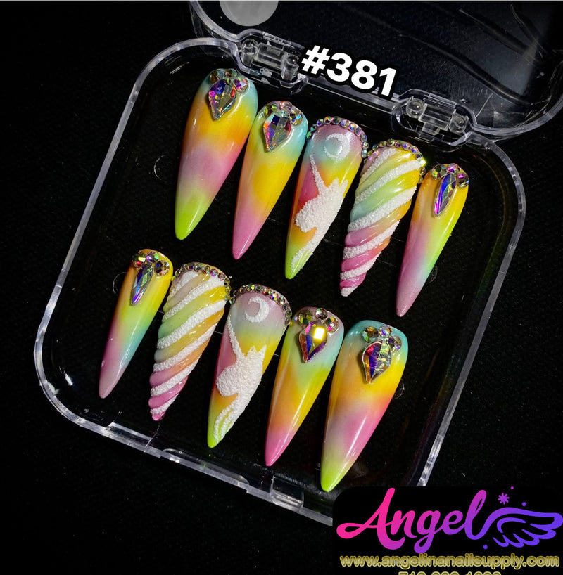 Angelina Handmade Custom Press-On | #360-#389