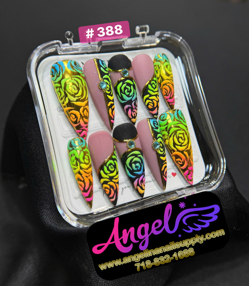 Angelina Handmade Custom Press-On | #360-#389