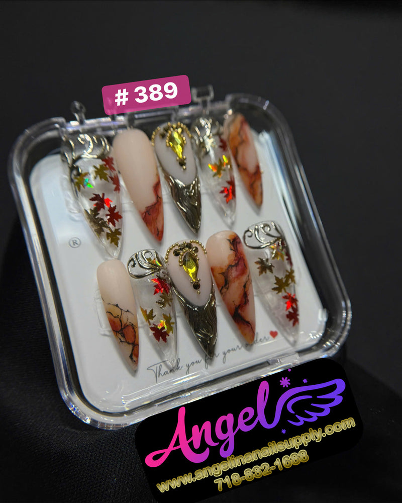 Angelina Handmade Custom Press-On | #360-#389