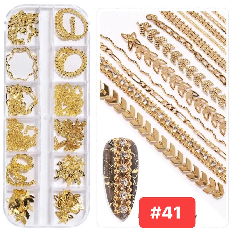 Nhũ móng tay - Hộp thiết kế