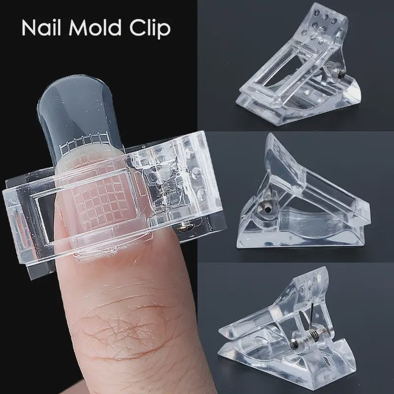 Crystal Nail Extension Mold Clip Clamp