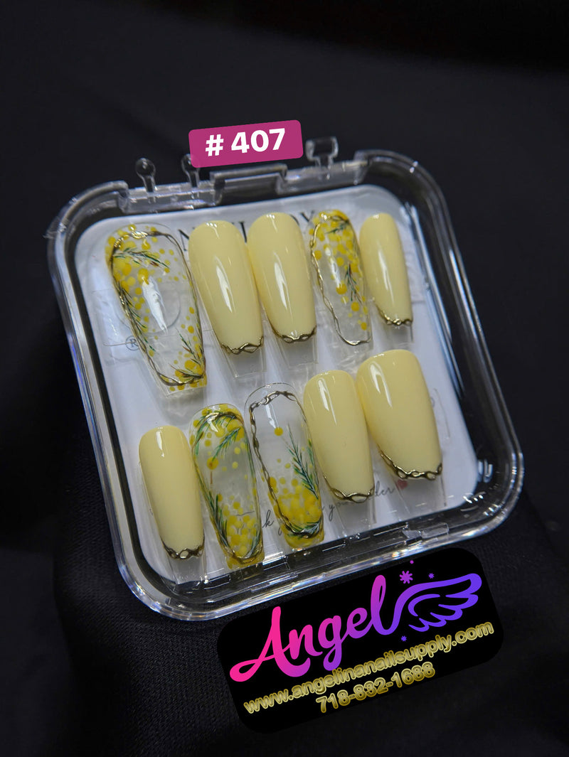 Angelina Handmade Custom Press-On | #390-#419