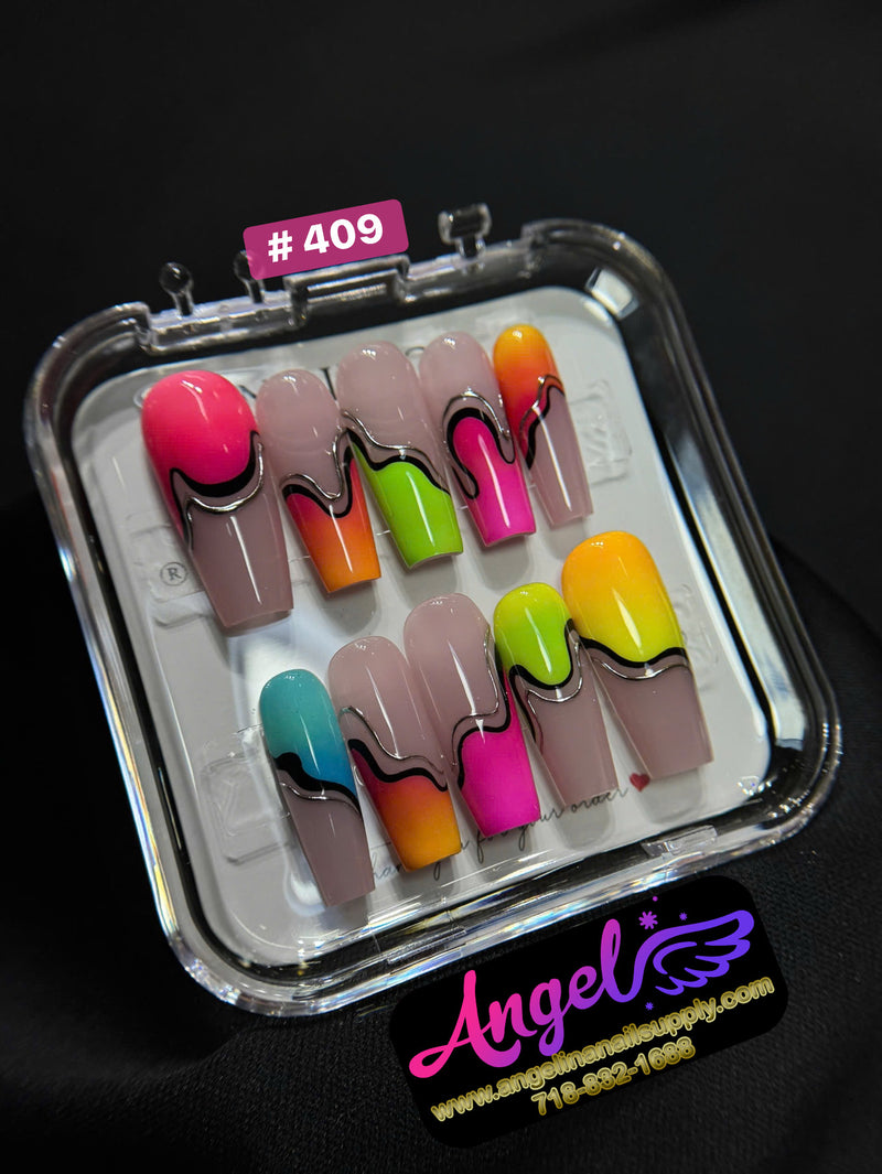 Angelina Handmade Custom Press-On | #390-#419