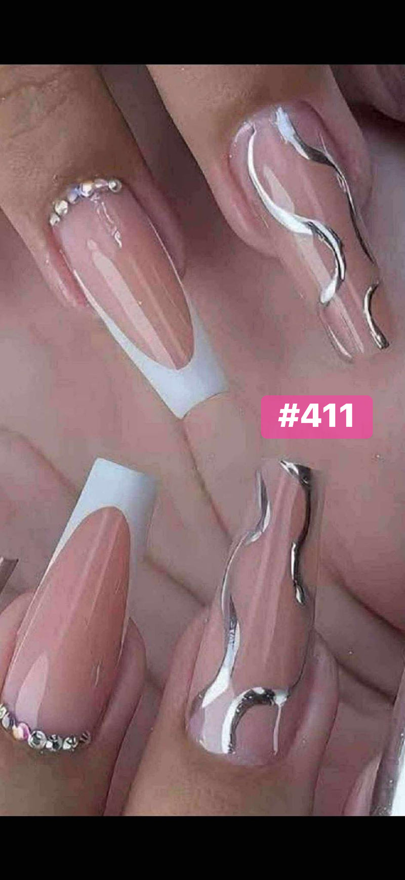 Angelina Handmade Custom Press-On | #390-#419